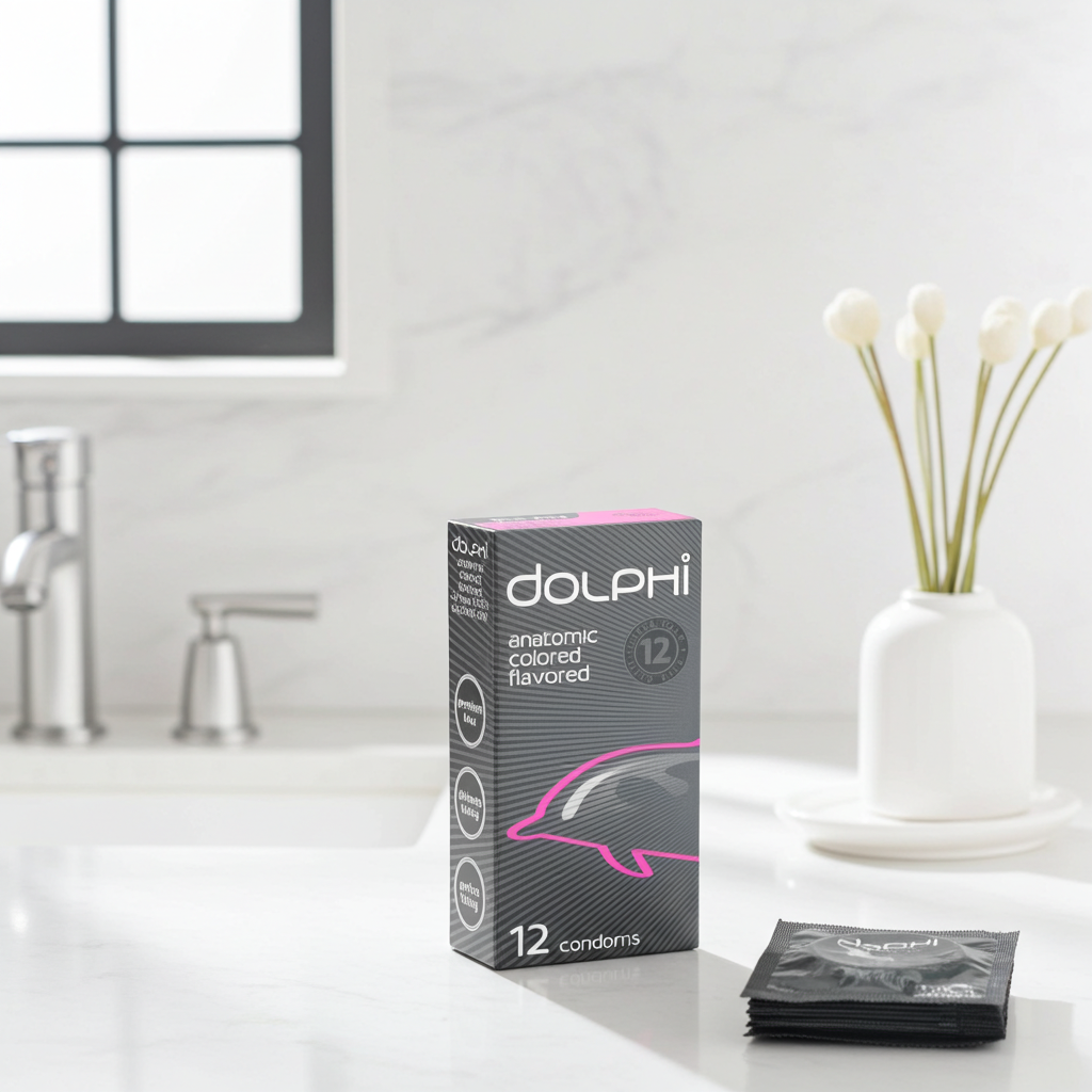 Dolphi Anatomic Flavored Condoms 12 Pieces