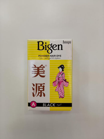 Bigen Powder Hair Dye A Black, 6G