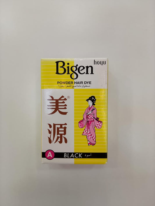 Bigen Powder Hair Dye A Black, 6G