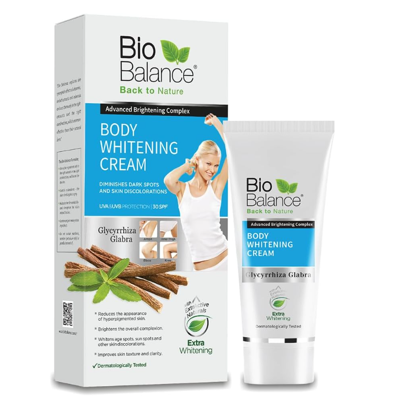 Bio Balance Body Whitening Cream With Glycyrrhiza Glabra, 60ml