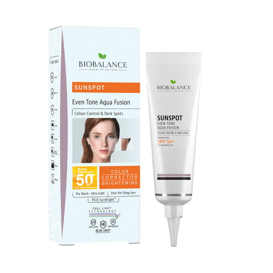 Bio Balance Even Tone Aqua Fusion Color Correcting Sunscreen For Dark Spots Spf50+, 40ml