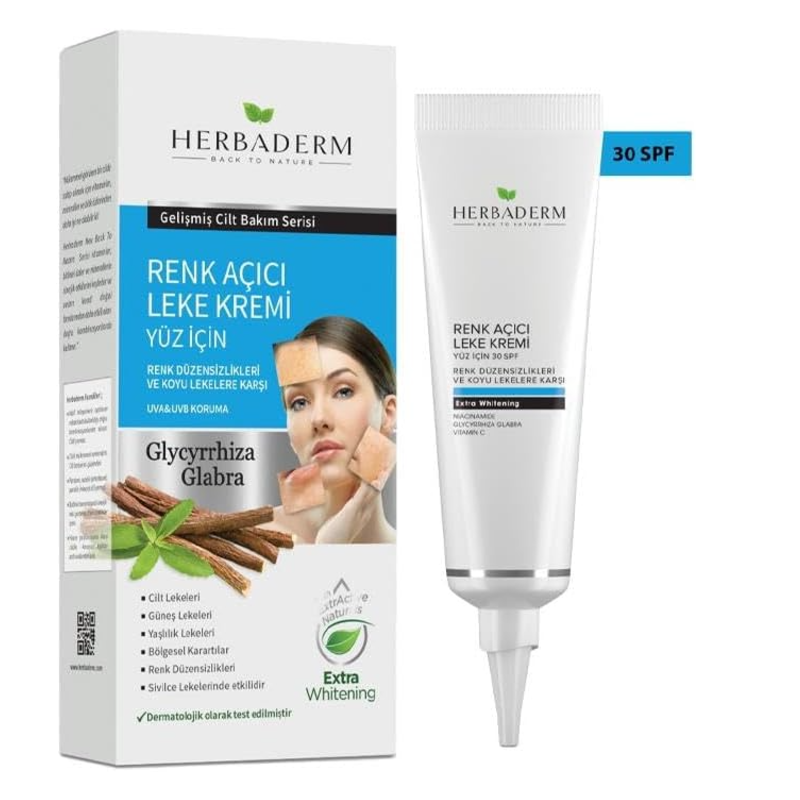 Bio Balance Facial Whitening Day Cream With Glycyrrhiza Glabra Spf30, 55ml