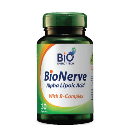 Bio Energy Tech BioNerve Alpha Lipoic Acid Capsules, 30 Count