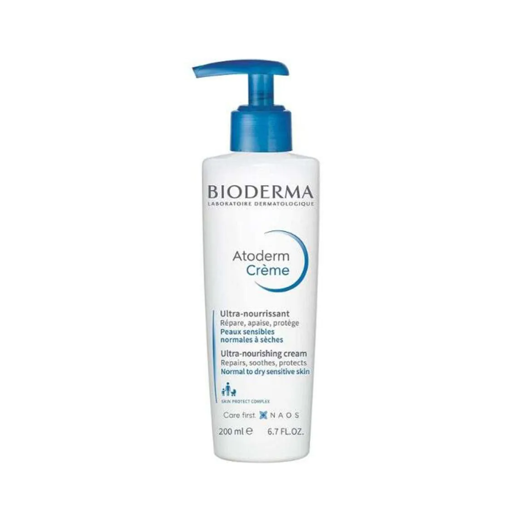Bioderma Atoderm Ultra Nourishing Cream for Dry & Sensitive Skin, 200ml (1+1 Offer Pack)