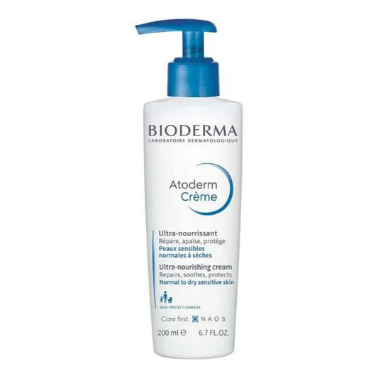 Bioderma Atoderm Creme Ultra Hypoallergenic Nourishing, Repairing & Soothing Face & Body Cream For Normal To Dry & Sensitive Skin, 200ml
