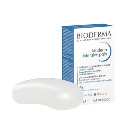 Bioderma Atoderm Intensive Ultra-Rich Cleansing Soap Bar for Dry & Sensitive Skin, 150g