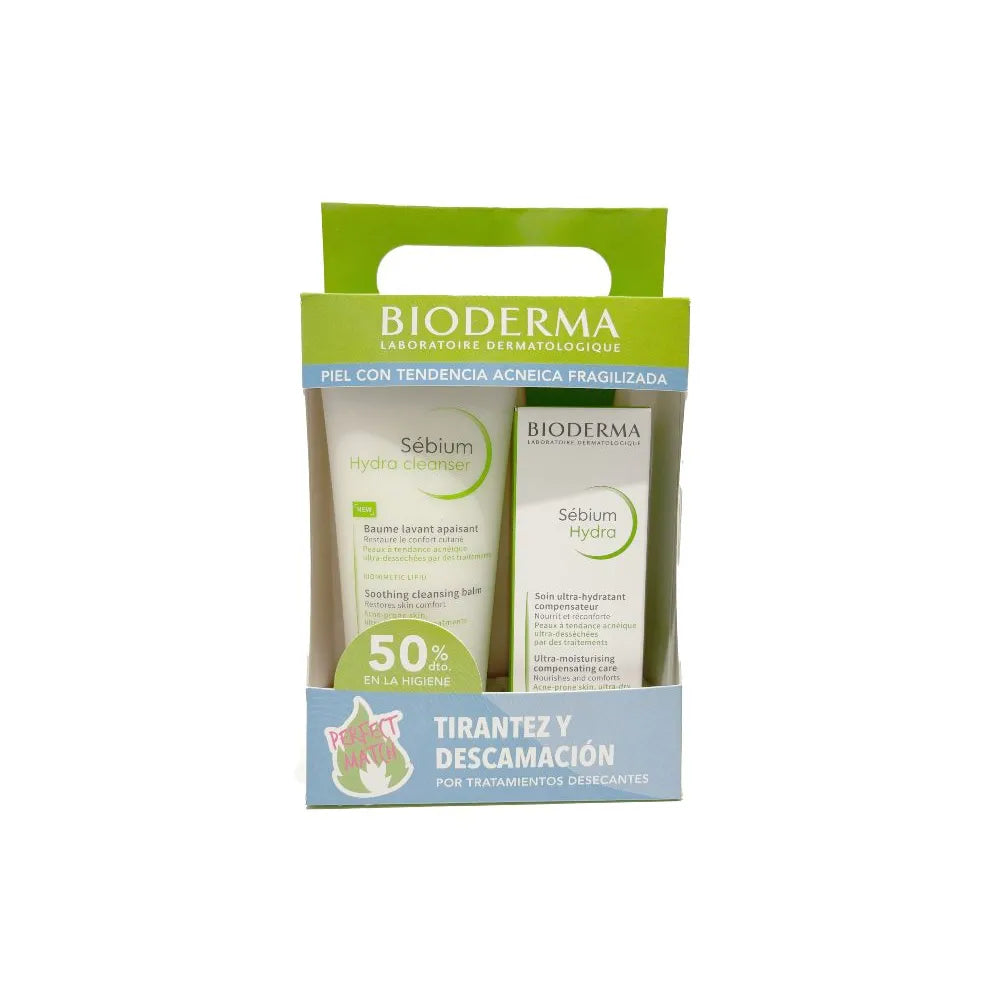 Bioderma Sebium Hydra Cream + Sebium Hydra Cleanser (Offer Pack)