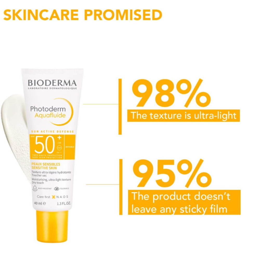 Bioderma Photoderm Aqua Fluid SPF 50+ Light Tint (Claire) Sunscreen, 40ml Offer Pack