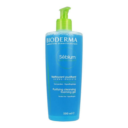 Bioderma Sebium Purifying Foaming Gel for Acne & Blemish-Prone Oily Skin, 500ml