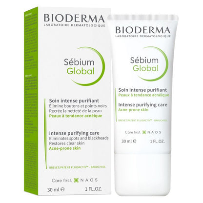 Bioderma Sebium Global Corrective Care Cream for Acne & Blemishes, 30ml