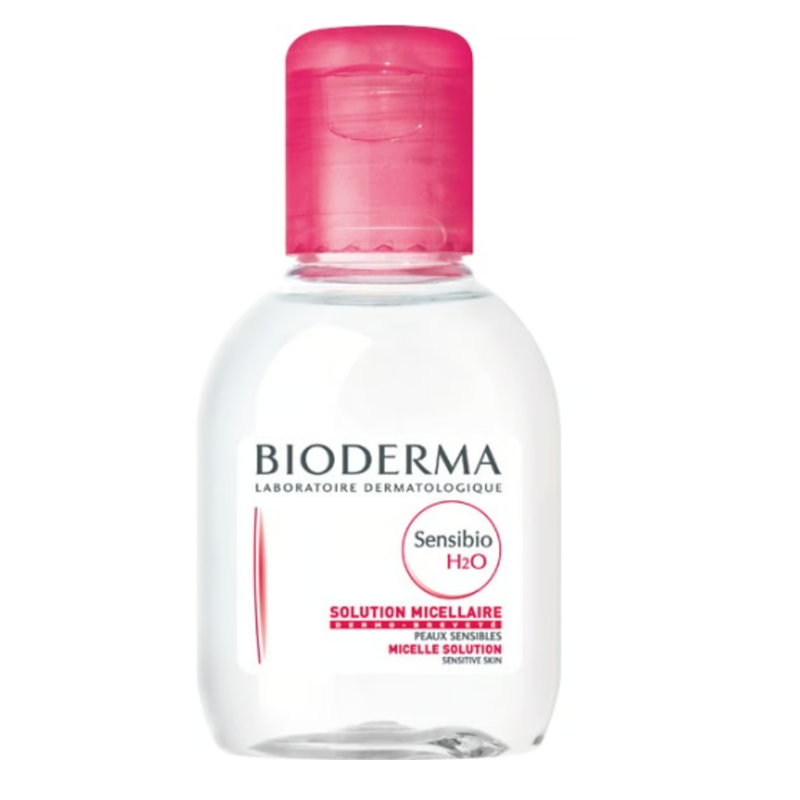 Bioderma Sensibio H2O Hypoallergenic Micellar Water Makeup Remover for Sensitive Skin, 100ml