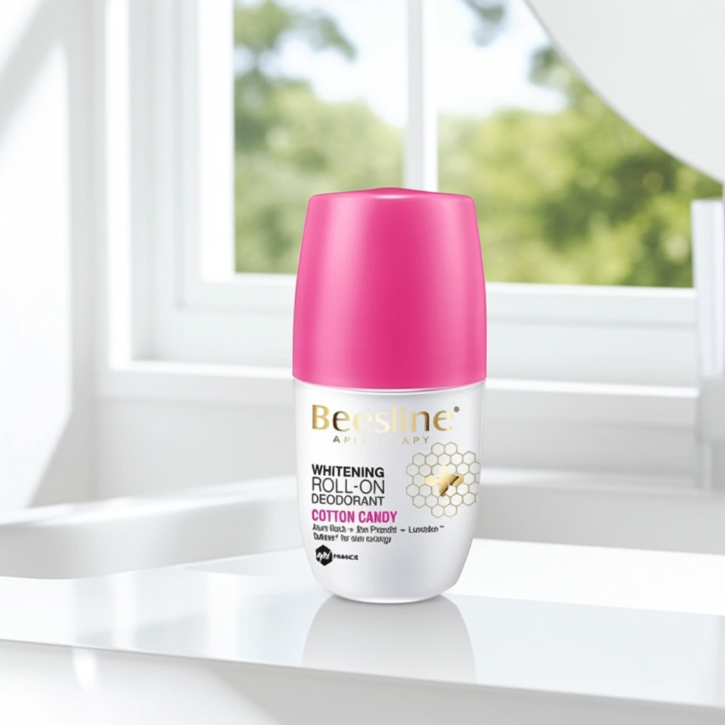 Beesline Cotton Candy Whitening Deodorant Roll-On, 50ml