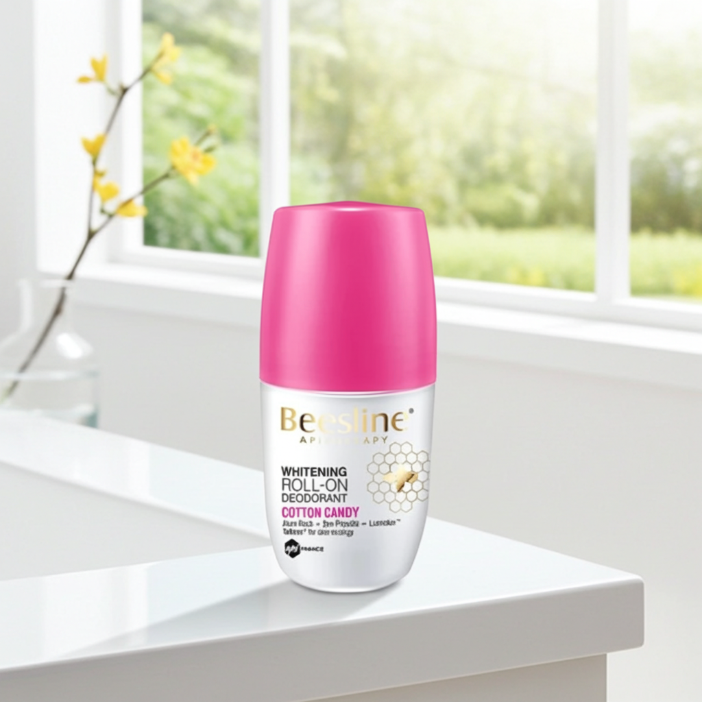 Beesline Cotton Candy Whitening Deodorant Roll-On, 50ml