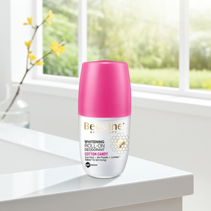 Beesline Cotton Candy Whitening Deodorant Roll-On, 50ml