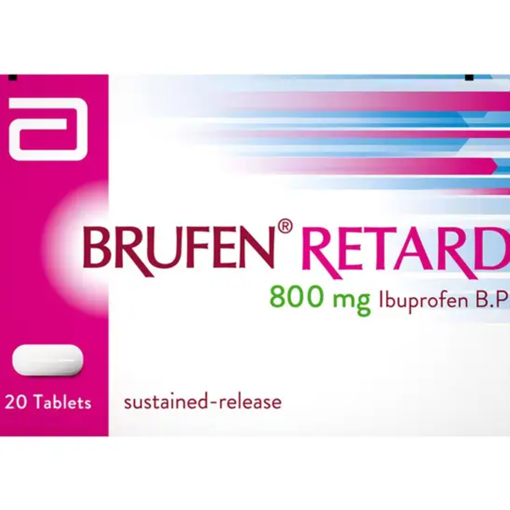 Brufen Retard 800mg Tablets – 20 Tablets