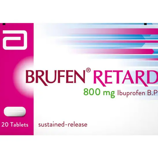 Brufen Retard 800Mg Tablets, 20 Count