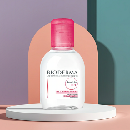 Bioderma Sensibio H2O Hypoallergenic Micellar Water Makeup Remover for Sensitive Skin, 100ml