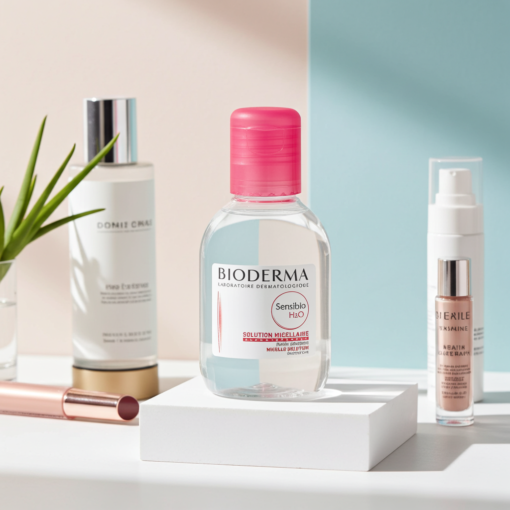 Bioderma Sensibio H2O Hypoallergenic Micellar Water Makeup Remover for Sensitive Skin, 100ml
