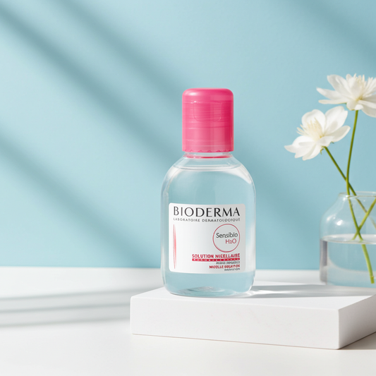 Bioderma Sensibio H2O Hypoallergenic Micellar Water Makeup Remover for Sensitive Skin, 100ml