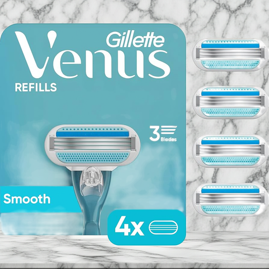 Gillette Venus 3 Smooth Razor Blades 4S