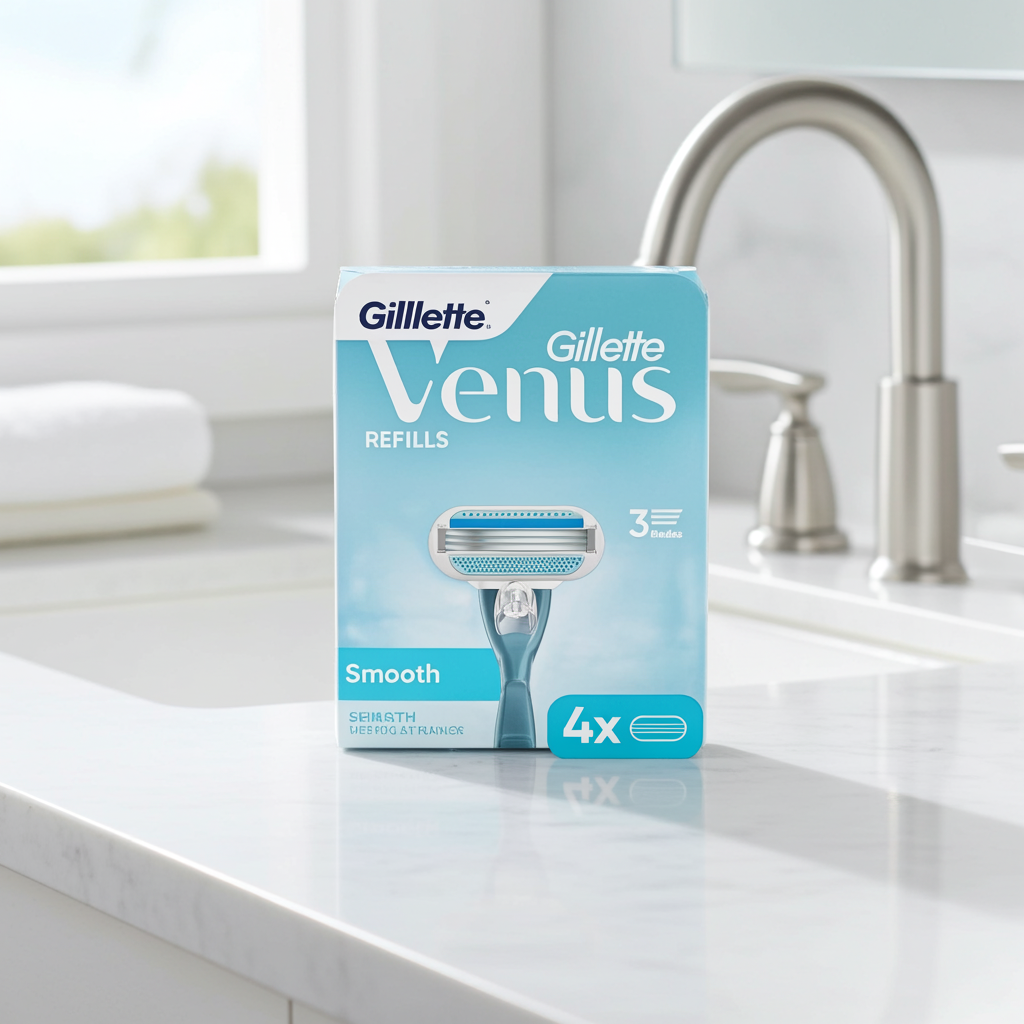 Gillette Venus 3 Smooth Razor Blades 4S