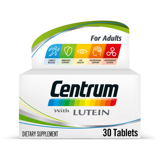 Centrum With Lutein, 30 Tablets