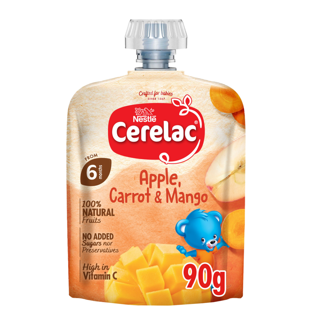 CERELAC PUREE APPLE MANGO CARROT 90G