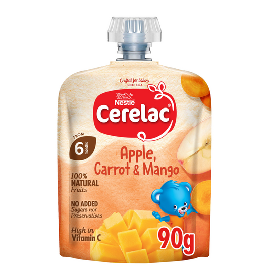 CERELAC PUREE APPLE MANGO CARROT 90G