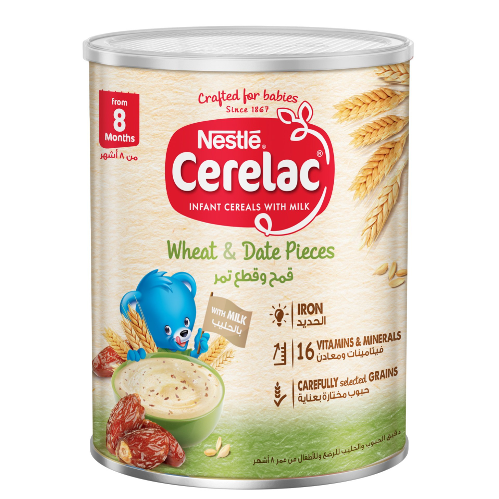 Cerelac Wheat &Date Pieces 400 Gm