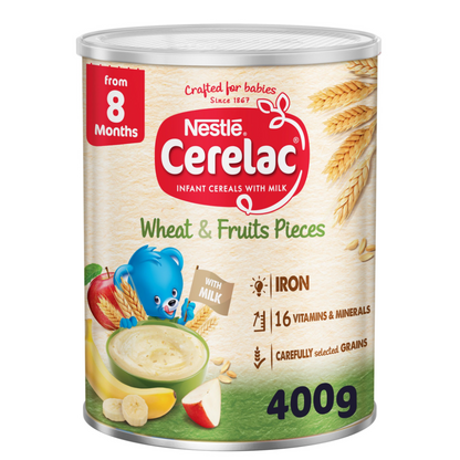 Cerelac Wheat &Fruits 400 Gm