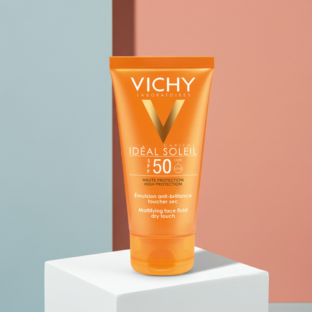 Vichy Capital Soleil Dry Touch Anti-Shine Sunscreen SPF50 50ml – Oily Skin (1+1 Offer)