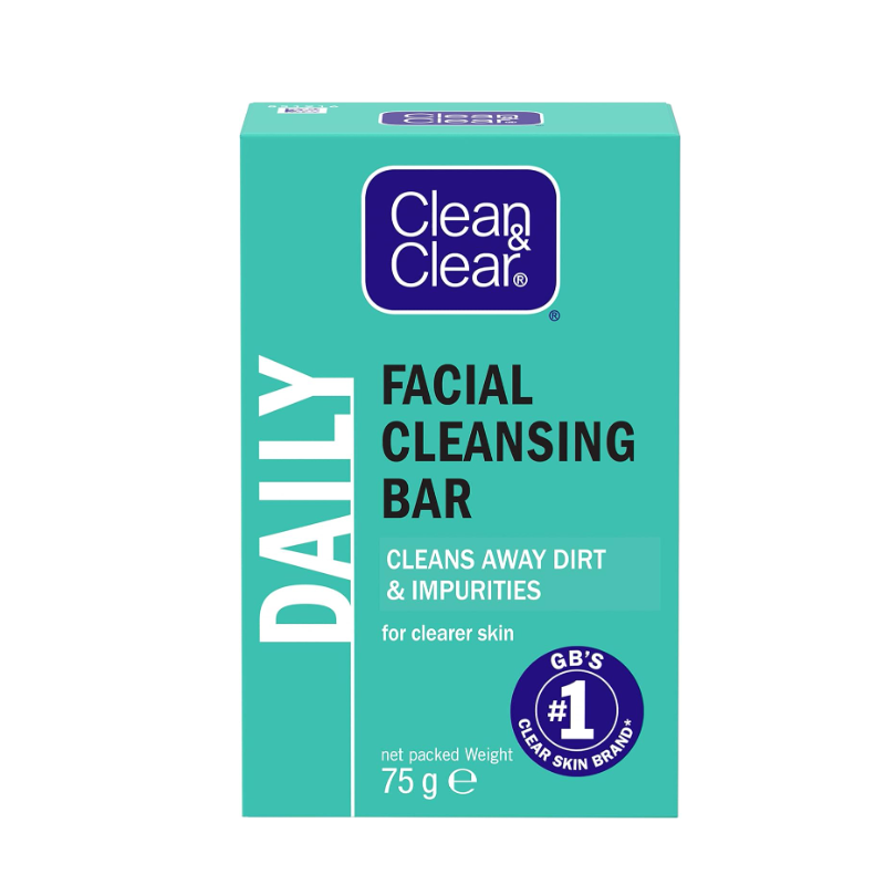 Clean & Clear Blackhead Clearing Bar Soap, 75g