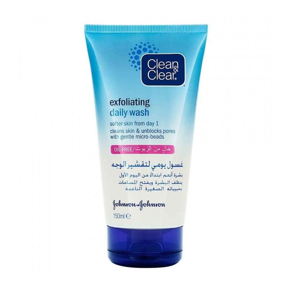 Clean & Clear Exfoliating Daily Wash, 150Ml