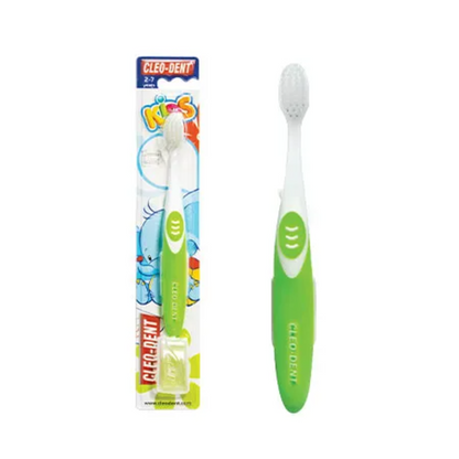 Cleo-Dent Kids Soft Toothbrush for Ages 2-7 Years