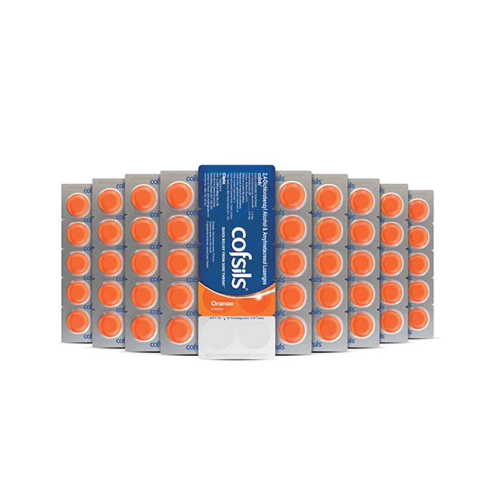 Cofsils Orange Lozenges 3X10"S