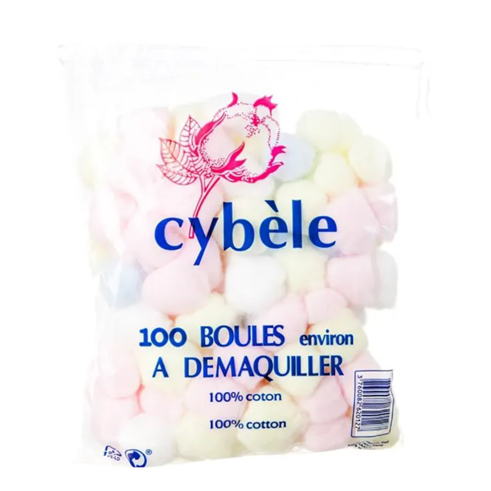 Cotton Wool Balls Colors 100"S (Cybele)