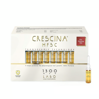 Crescina HFSC Transdermic Complete Treatment 1300 for Men 20 Vials