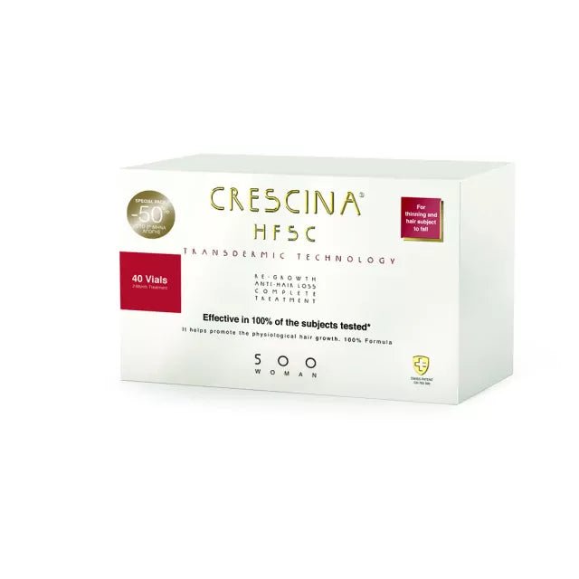 Crescina HFSC Transdermic Complete Treatment 500 for Women 20 Vials