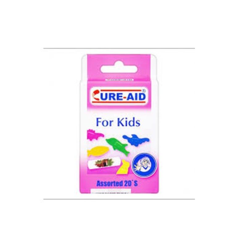 Cure-Aid Assorted Kids Plasters, 20 Per Pack