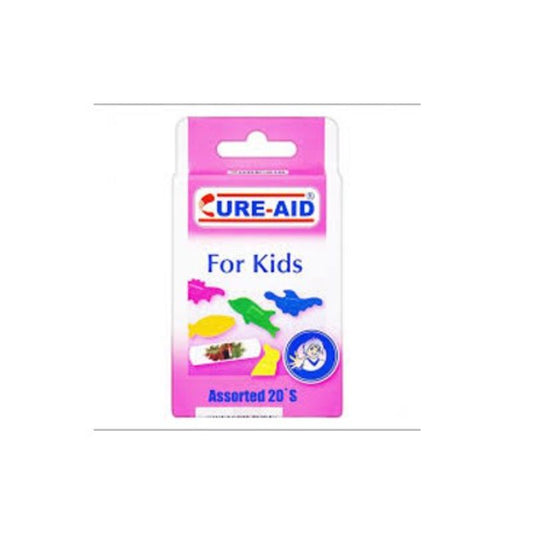 Cure-Aid Assorted Kids Plasters, 20 Per Pack