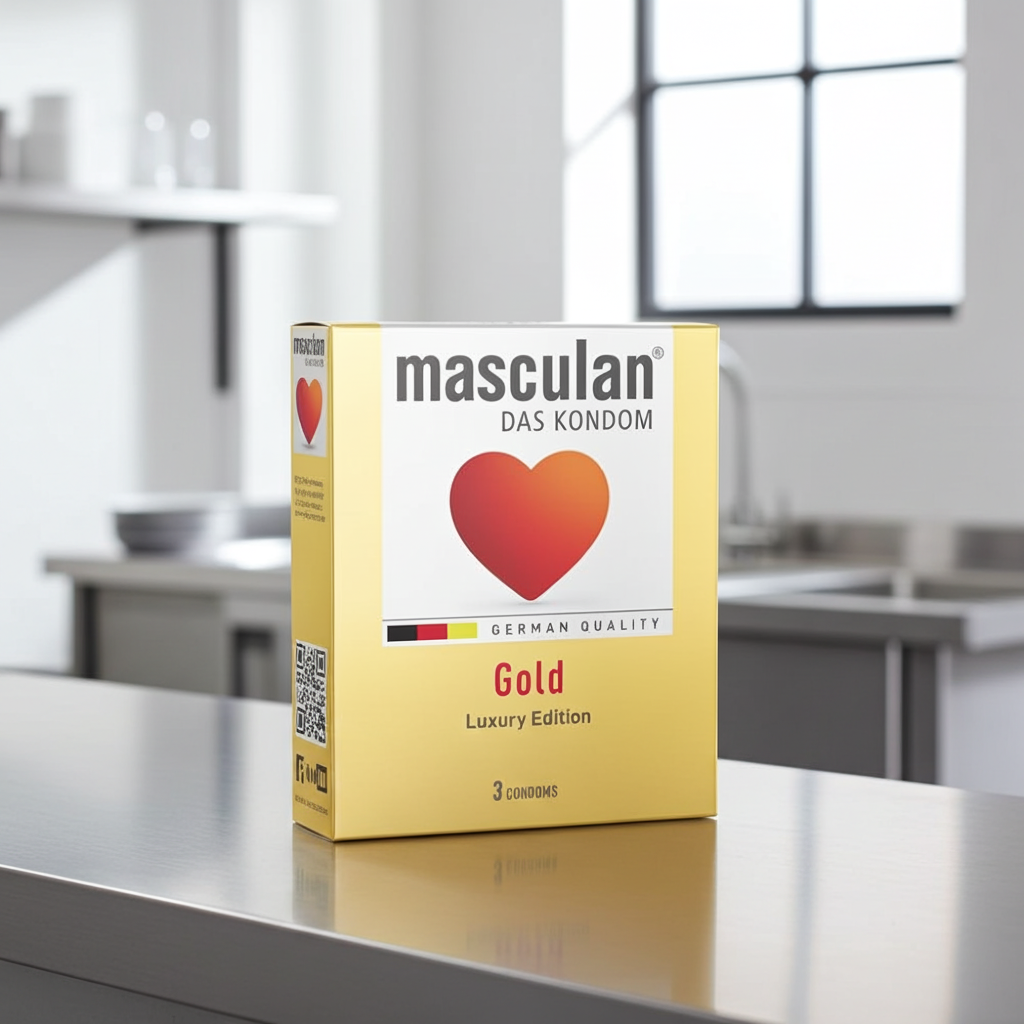 Masculan Gold Premium Condoms – 3 Pack