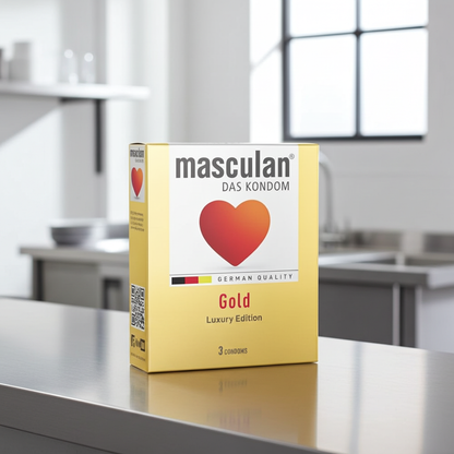 Masculan Gold Premium Condoms – 3 Pack