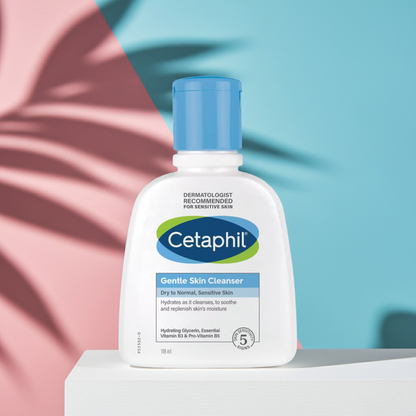 Cetaphil Gentle Skin Cleanser for Dry to Normal Sensitive Skin 118ml