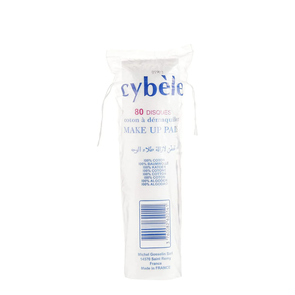 CYBELE MAKE UP PADS 80 DISQUES