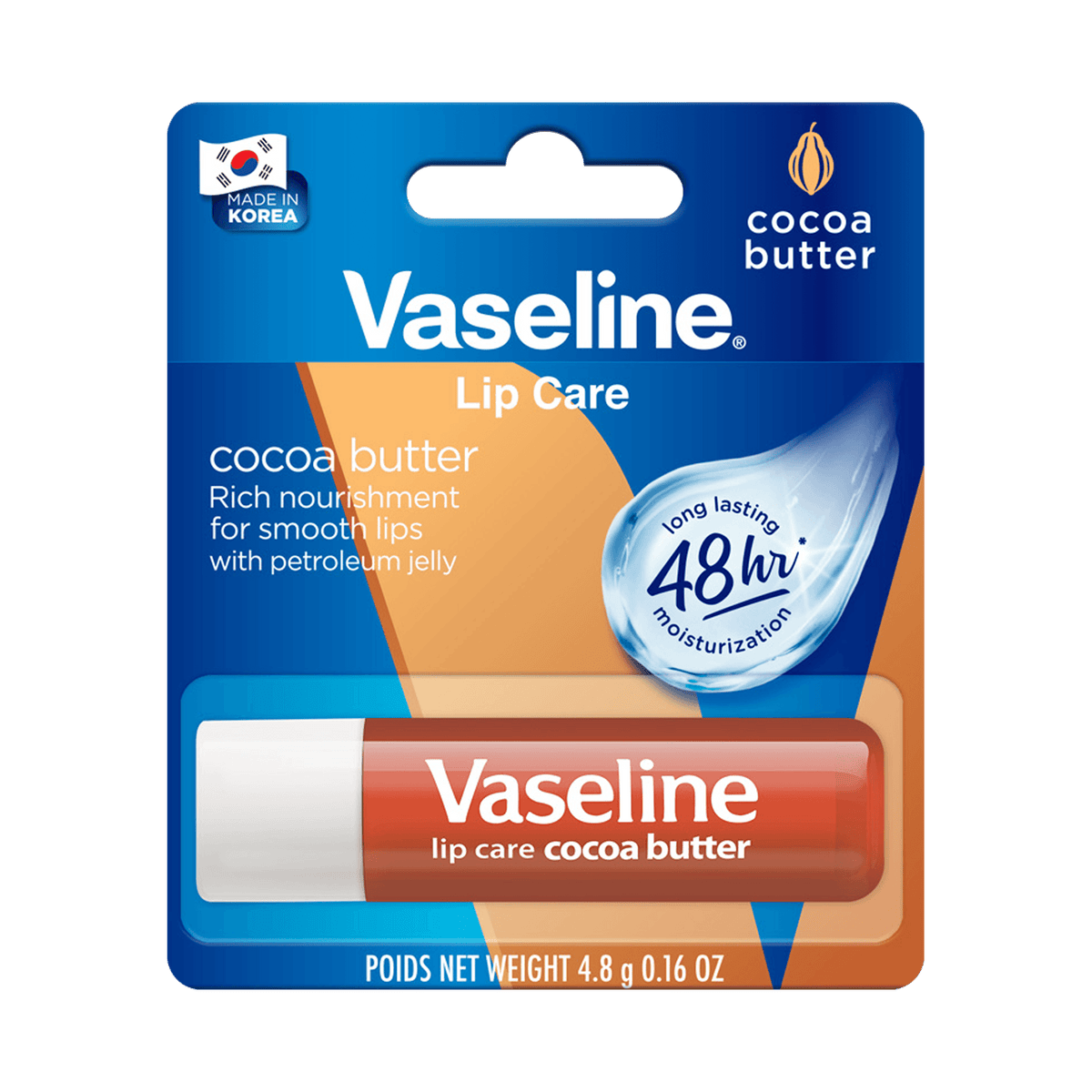 Vaseline Lip Care Stick Cocoa Butter 4.8g