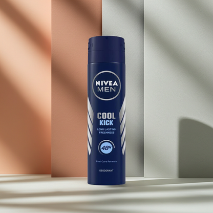 Nivea Men Cool Kick Antiperspirant Deodorant Spray 150ml