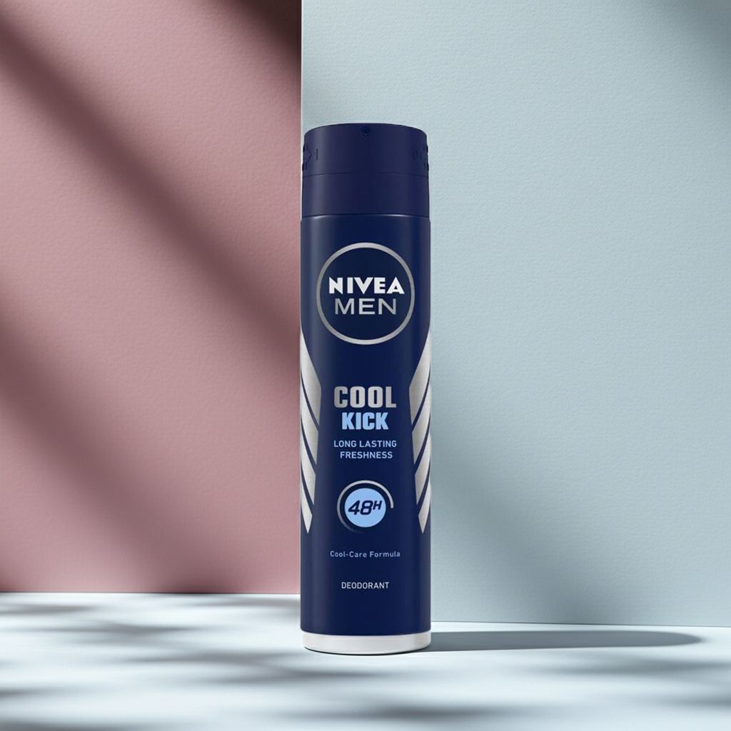 Nivea Men Cool Kick Antiperspirant Deodorant Spray 150ml