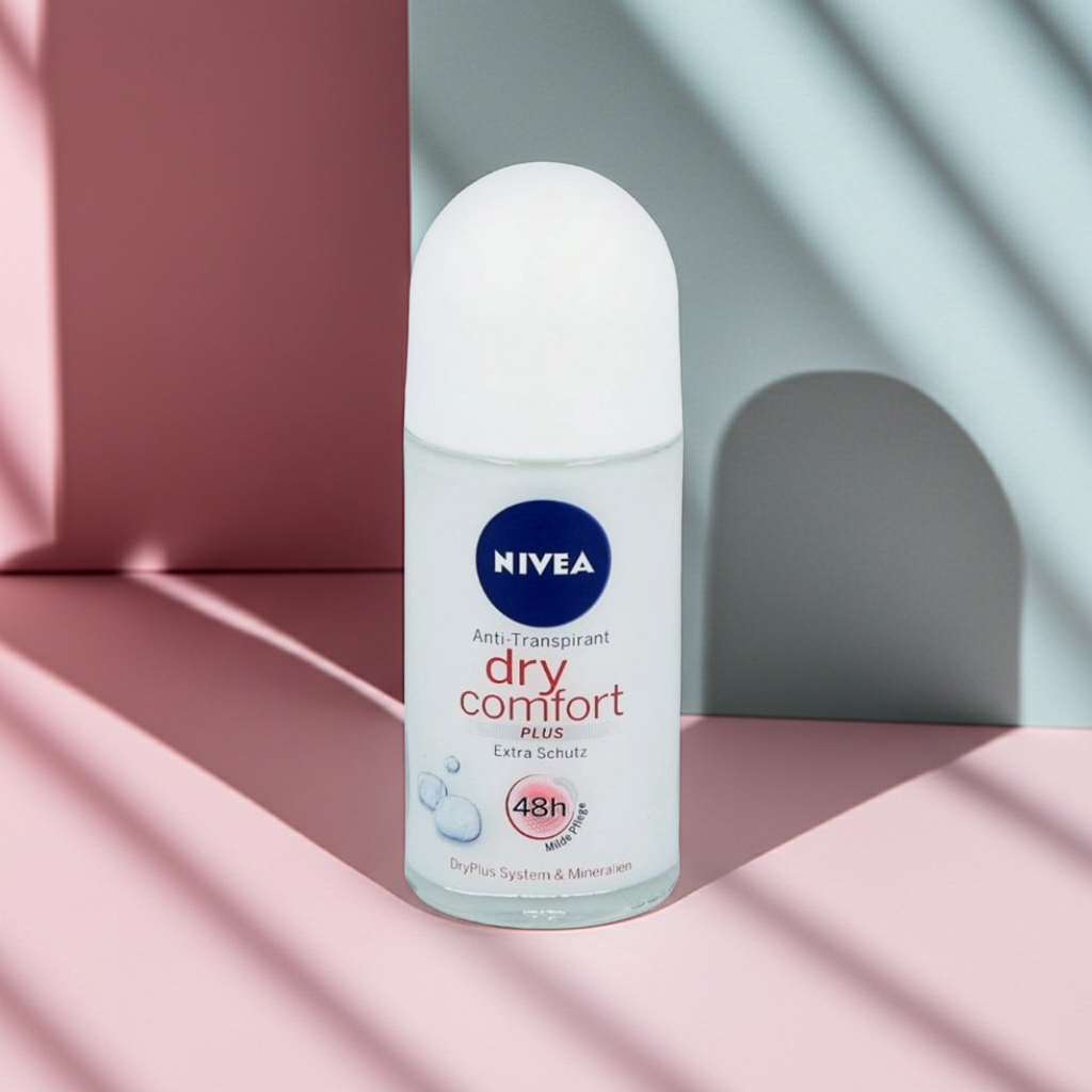 Nivea Dry Comfort Plus Antiperspirant Deodorant Roll-On, 50ml