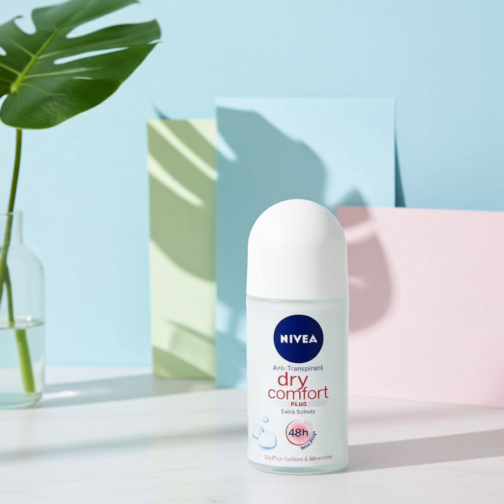 Nivea Dry Comfort Plus Antiperspirant Deodorant Roll-On, 50ml