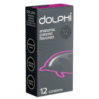 Dolphi Anatomic Flavored Condoms 12 Pieces